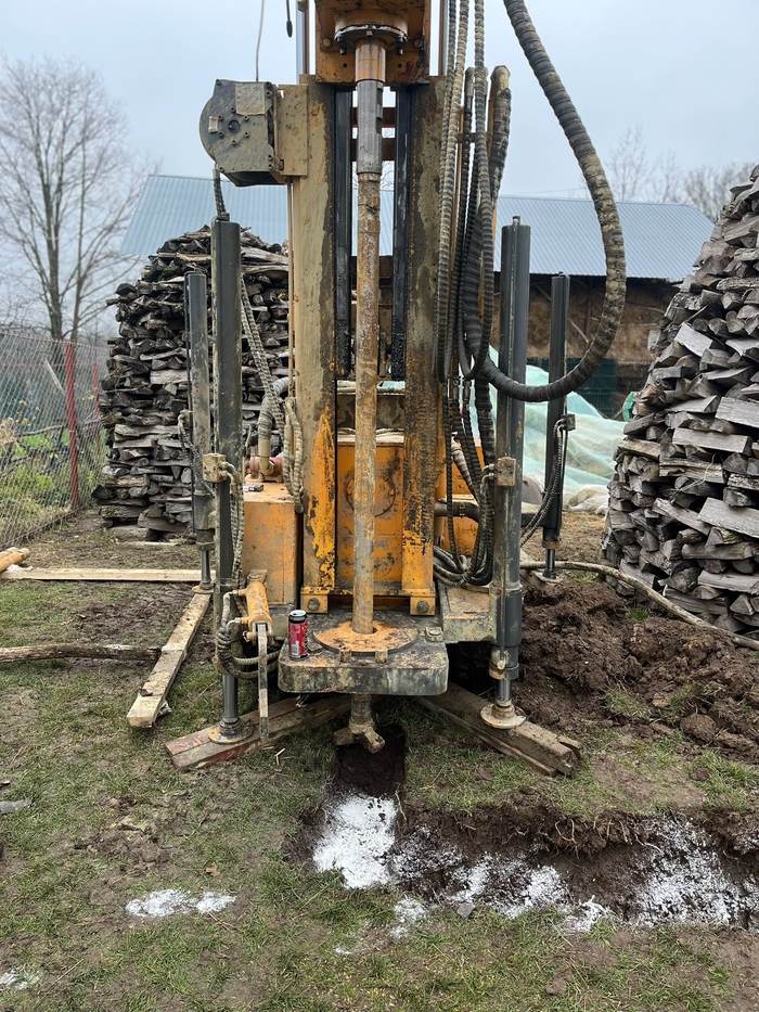 Utilaj hidraulic în lucru
